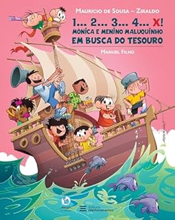 Livro 1... 2... 3... 4... X! – Mônica e Menino Maluquinho em Busca do Tesouro