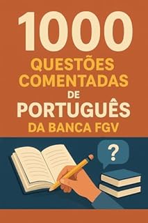 Livro 1000 Questões Comentadas de Português da Banca FGV