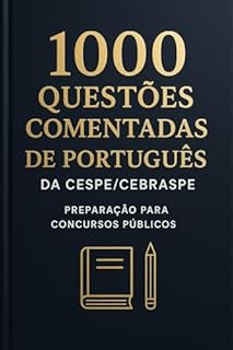 Livro 1000 Questões Comentadas de Português da Cespe/Cebraspe