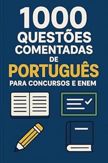 Livro 1000 Questões Comentadas de Português Para Concursos e Enem