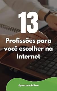 Livro 13 profissões para você escolher na internet