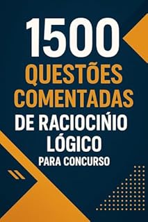 Livro 1500 Questões Comentadas De Raciocínio Lógico Para Concurso
