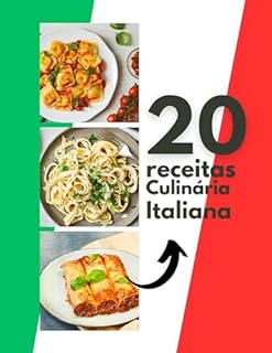 Livro 20 receitas culinária Italiana
