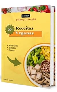 Livro 20 receitas culinária Vegana