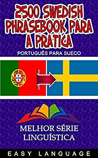 Livro 2500 Swedish Phrasebook para a Prática