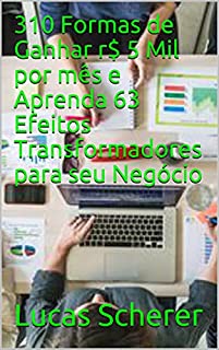 Livro 310 Formas de Ganhar r$ 5 Mil por mês e Aprenda 63 Efeitos Transformadores para seu Negócio