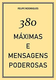 Livro 380 MÁXIMAS E MENSAGENS PODEROSAS