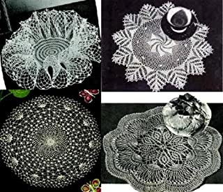 Livro 5 Doilies lacey e leves de malha para Crochet
