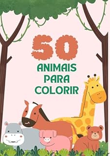 Livro 50 ANIMAIS PARA COLORIR