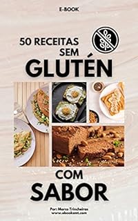 Livro 50 RECEITAS SEM GLÚTEN COM SABOR