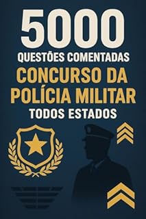 Livro 5000 Questões Comentadas Concurso da Polícia Militar - Todos Estados