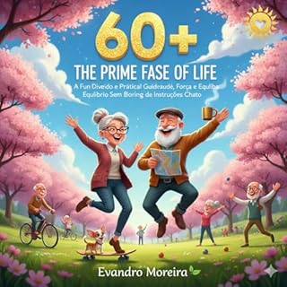 Livro 60+ THE PRIME OF LIFE: A Fun and Practical Guide to Health, Strength, and Balance Without the Boring Manual.