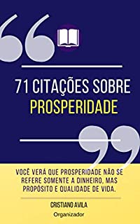 Livro 71 Citações Sobre Prosperidade
