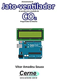 Acionamento de  Jato-ventilador de acordo com a medição de CO2 Programado no Arduino