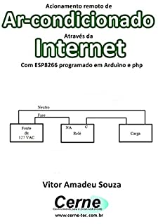 Livro Acionamento remoto de Ar-condicionado Através da Internet Com ESP8266 programado em Arduino e php