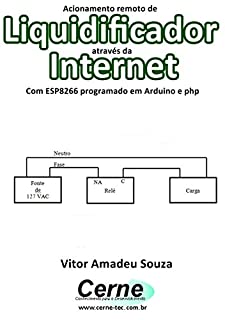 Acionamento remoto de Liquidificador através da Internet Com ESP8266 programado em Arduino e php