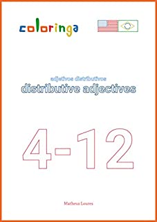 Livro Adjetivos Distributivos em Inglês (4-12): Livros de Exercícios para Aprender Inglês em Casa - Coloringa