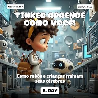 Livro AI FOR KIDS - TINKER APRENDE COMO VOCÊ!: Como robôs e crianças treinam seus cérebros