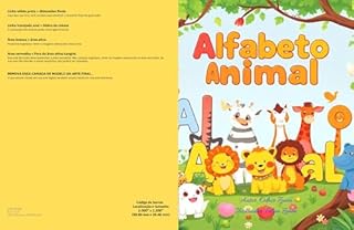 Livro Alfabeto Animal: Aprenda o Alfabeto de Forma Divertida com os Animais!