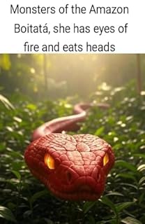 Livro Amazon Monsters: BOitatá, she has eyes of fire and eats heads