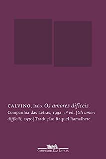 Livro Os amores difíceis