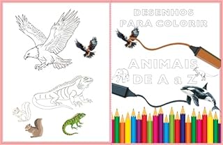 Animais para colorir de A a Z: O Maravilhoso Mundo Animal de A a Z