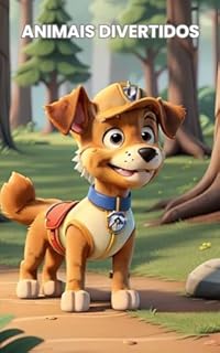 Livro Animais Divertidos: Livro de Desenhos de Animais Divertidos Para Colorir