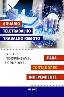 Livro Anuário Teletrabalho Trabalho Remoto Para Contadores Independente 34 sites Indispensável e confiável