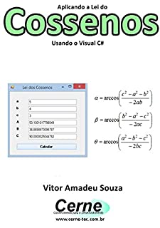Livro Aplicando a Lei do Cossenos Usando o Visual C#