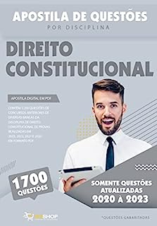 Livro Apostila de 1.700 Questões de Direito Constitucional para Concursos