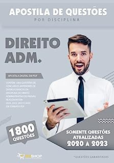 Livro Apostila de 1.800 Questões de Direito Administrativo para Concursos