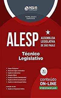 Livro Apostila ALESP em PDF 2022 - Técnico Legislativo