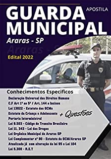 Apostila Concurso Guarda Municipal De Araras Sp - Edital 2022