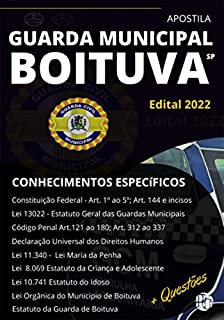 Livro Apostila Concurso Guarda Municipal De Boituva Sp / Conhecimentos Especificos