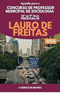 Livro Apostila para o Concurso de Professor Municipal de Sociologia em Lauro de Freitas - BA 2023