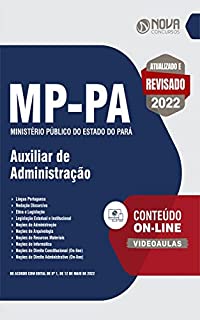 Livro Apostila MP-PA 2022 - Auxiliar de Administração