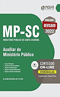 Livro Apostila MP-SC 2022 - Auxiliar do Ministério Público