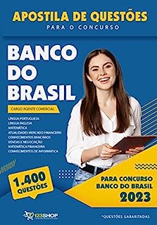 Livro Apostila de Questões Concurso Banco do Brasil 2023 - Mais de 1.400 Questões Gabaritadas