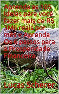 Livro Aprenda as 105 Ideias para você fazer mais de R$ 3Mil reais por mês e Aprenda Os 6 passos para a Prosperidade Financeira