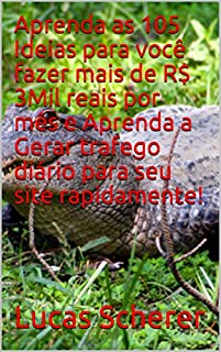 Aprenda as 105 Ideias para você fazer mais de R$ 3Mil reais por mês e Aprenda a Gerar trafego diário para seu site rapidamente!