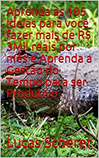 Livro Aprenda as 105 Ideias para você fazer mais de R$ 3Mil reais por mês e Aprenda a Gestão do Tempo para ser Produtivo