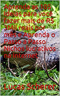 Livro Aprenda as 105 Ideias para você fazer mais de R$ 3Mil reais por mês e Aprenda o Passo a Passo Nichos lucrativos na Internet