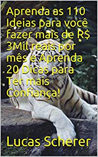 Aprenda as 110 Ideias para você fazer mais de R$ 3Mil reais por mês e Aprenda 20 Dicas para Ter mais Confiança!