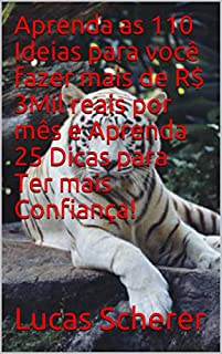Livro Aprenda as 110 Ideias para você fazer mais de R$ 3Mil reais por mês e Aprenda 25 Dicas para Ter mais Confiança!