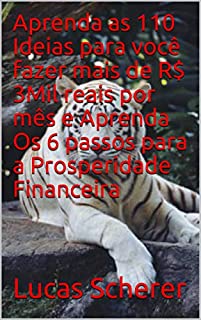 Livro Aprenda as 110 Ideias para você fazer mais de R$ 3Mil reais por mês e Aprenda Os 6 passos para a Prosperidade Financeira