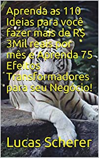 Livro Aprenda as 110 Ideias para você fazer mais de R$ 3Mil reais por mês e Aprenda 75 Efeitos Transformadores para seu Negócio!
