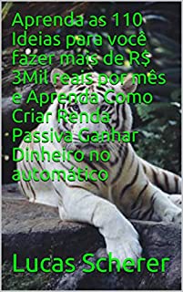 Livro Aprenda as 110 Ideias para você fazer mais de R$ 3Mil reais por mês e Aprenda Como Criar Renda Passiva Ganhar Dinheiro no automático