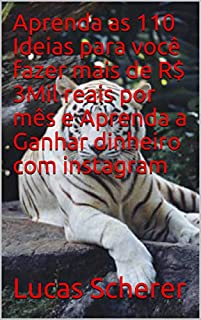 Livro Aprenda as 110 Ideias para você fazer mais de R$ 3Mil reais por mês e Aprenda a Ganhar dinheiro com instagram