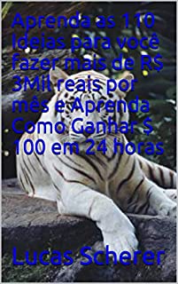 Livro Aprenda as 110 Ideias para você fazer mais de R$ 3Mil reais por mês e Aprenda Como Ganhar $ 100 em 24 horas