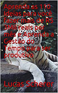 Livro Aprenda as 110 Ideias para você fazer mais de R$ 3Mil reais por mês e Aprenda a Gestão do Tempo para ser produtivo